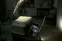 florence colucci devant une poussette