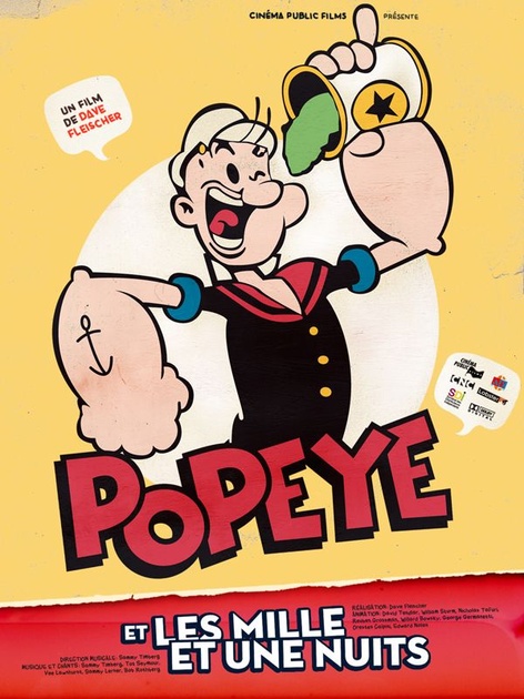 Affiche du film Popeye et les mille et une nuits 