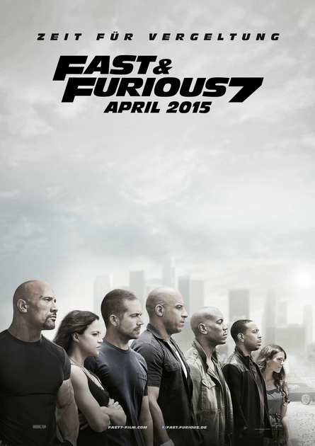 Affiche du film Fast and Furious 7 