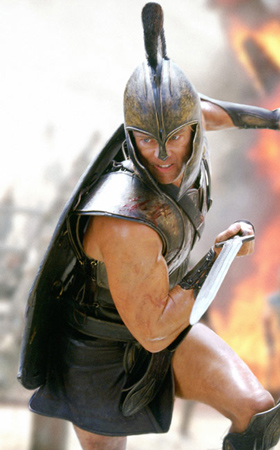 brad pitt au combat