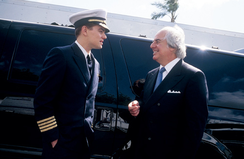 leonardo avec le vrai frank abagnale - Arrête-moi si tu peux