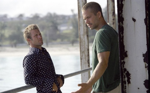 scott caan et paul walker sur le bateau