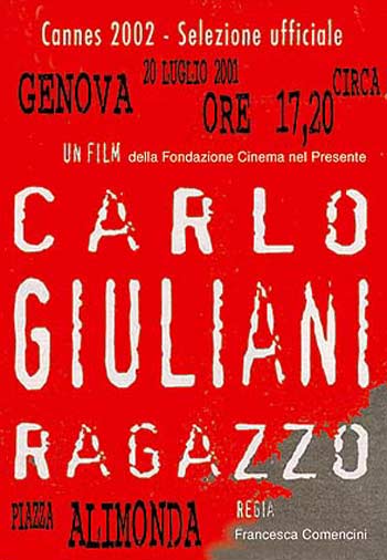 Affiche du film Carlo Giuliani, Ragazzo
