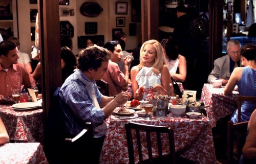 matthew mcconaughey et kate hudson en train de diner