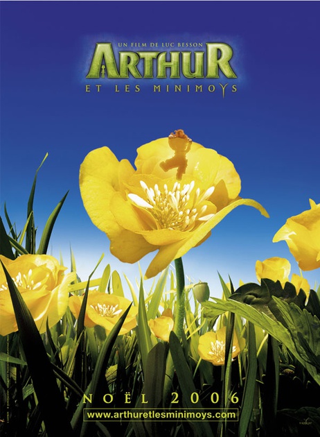 affiche teaser  france arthur et les minimoys