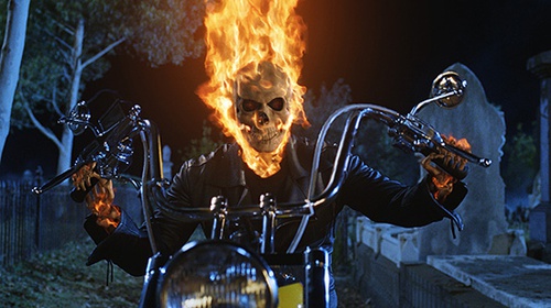 ghost rider au cimeti re