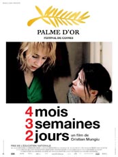 Affiche du film 4 mois, 3 semaines et 2 jours