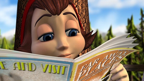 rouge en pleine lecture