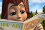 rouge en pleine lecture