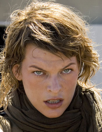 portrait de milla jovovich