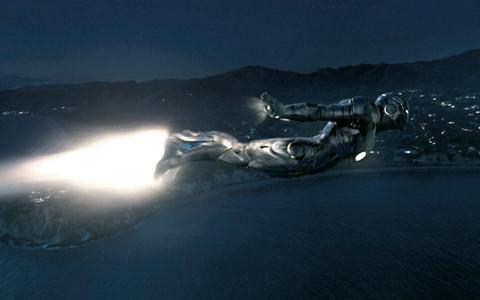 iron man dans la nuit - Iron Man