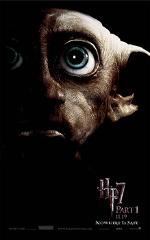 affiche promotionnelle harry potter dobby