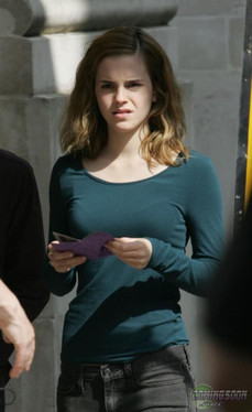 emma watson sur le tournage d harry potter et les reliques de la mort part 1