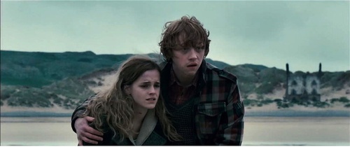 hermione et ron sur la plage