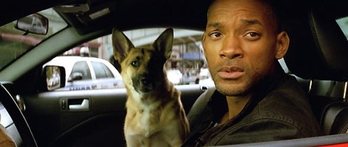 will smith et sa chienne - Je suis une légende