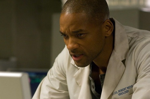 will smith fait des recherches - Je suis une légende