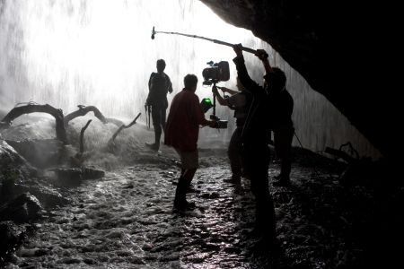 christian bale tourne - Batman Begins