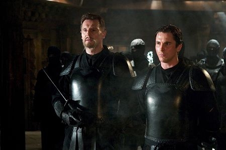 liam neson christian bale - Batman Begins