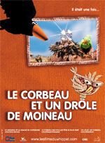 Affiche du film Le Corbeau et Un drôle de moineau