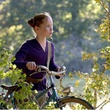 Bertille Noel Bruneau à vélo