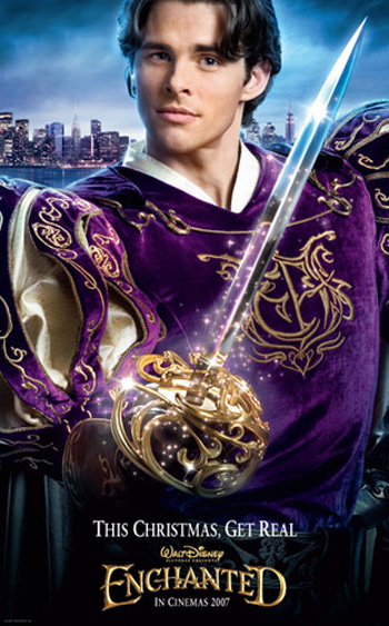 enchanted james marsden poster