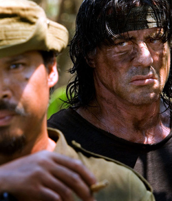 sylvester stallone - John Rambo (Rambo 4)