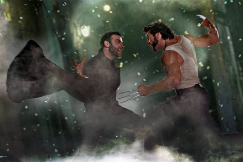 hugh jackman et liev schreiber - X-Men Origins : Wolverine