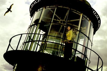 audrey tautou en haut du phare