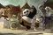 Maitre singe et Po, le panda