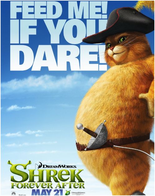 shrek 4 potté le chat