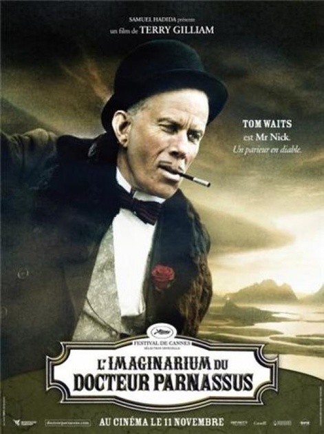 affiche promotionnelle l'imaginarium du docteur parnassus tom waits