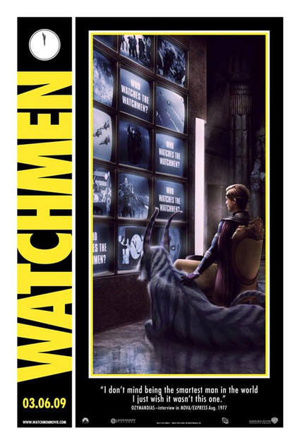 affiche amearicaine noire 4 - Watchmen : les gardiens