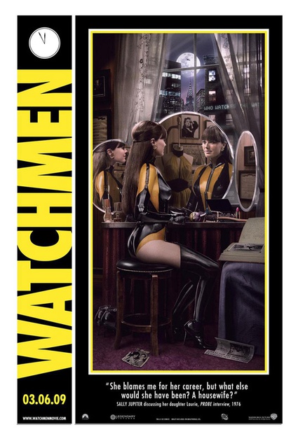 affiche amearicaine noire 6 - Watchmen : les gardiens