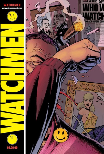 comic con poster watchmen - Watchmen : les gardiens