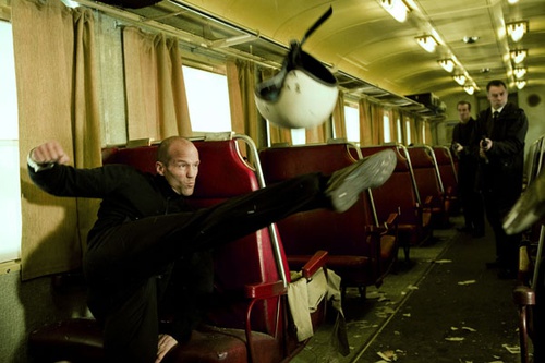 jason statham dans le train - Le Transporteur 3