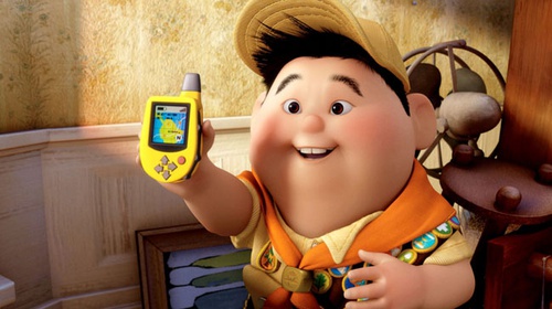 Russell montre son GPS