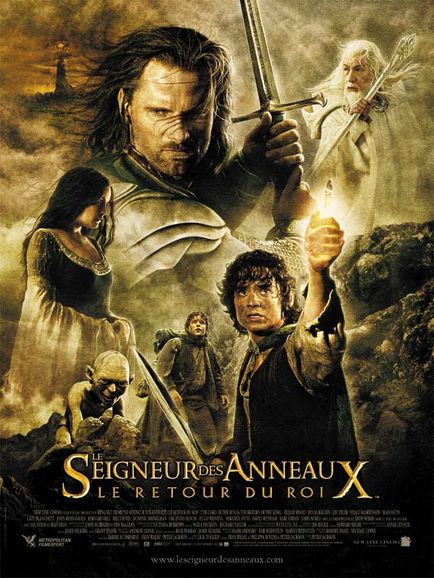 Affiche du film Le seigneur des anneaux : Le retour du roi