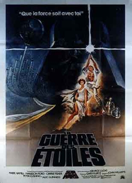 affiche du film star wars episode 4 un nouvel espoir - Star Wars : Episode 4 - La guerre des étoiles