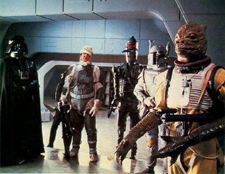 david prowse a gauche et ses alliers - Star Wars : Episode 5 - l'empire contre attaque