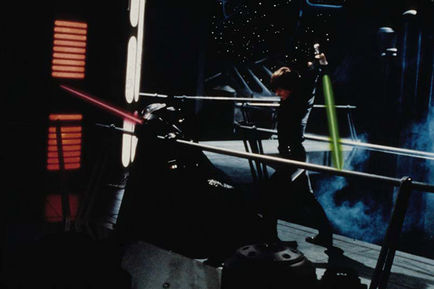 dark vador et luke skywalker - Star Wars : Episode 6 - Le retour du jedi