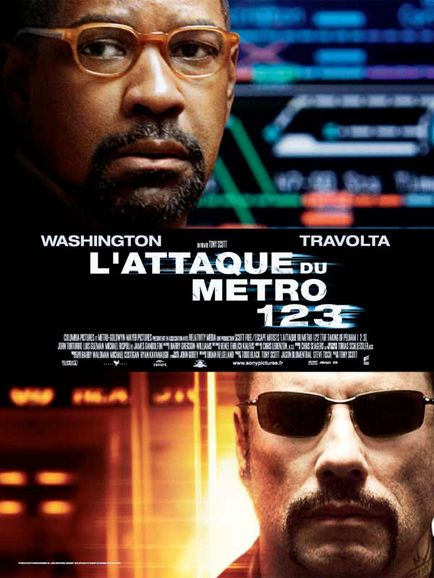 affiche du film l'attaque du métro 123