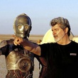 anthony daniels ecoutant les conseils de george lucas - Star Wars : Episode 2 - L'attaque des clones