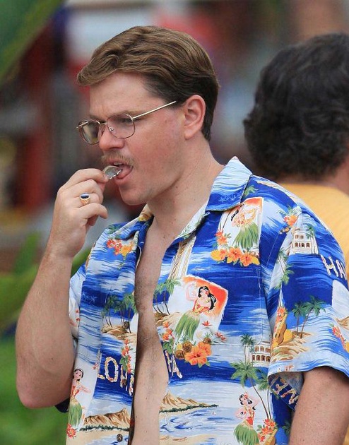 matt damon en tournage