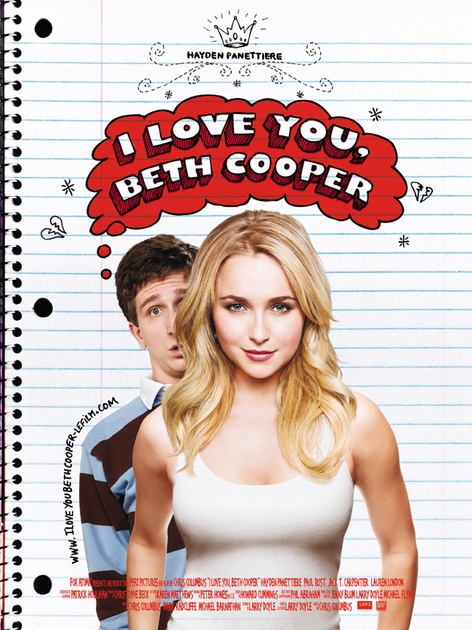 affiche i love you beth cooper