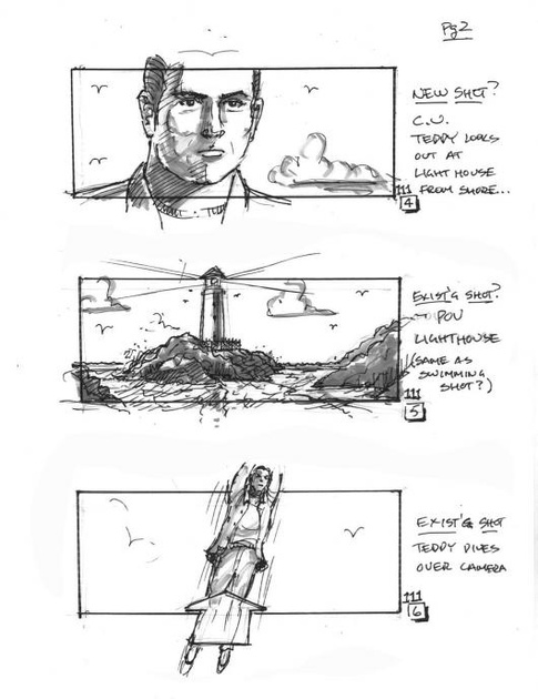 croquis de shutter island