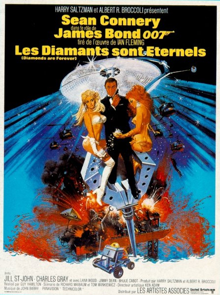 Affiche du film Les diamants sont éternels 
