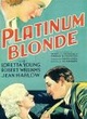 Affiche du film Blonde platine
