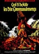 Affiche du film Les dix commandements