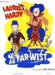 Affiche du film Laurel et Hary au Far west