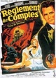 Affiche du film Règlement de comptes
